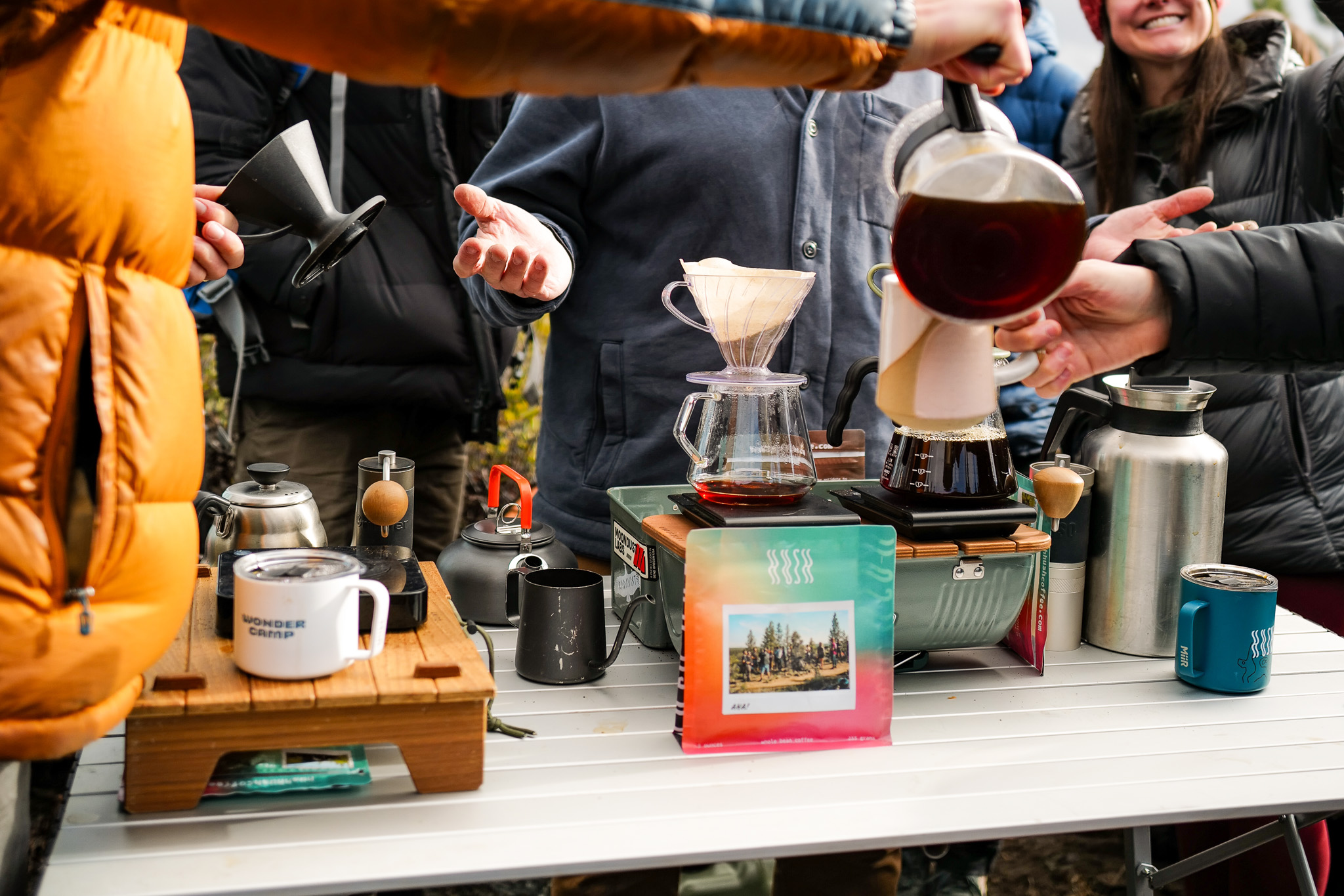 Ron Sparks at a Hush Hush pop-up